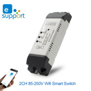 GATE EW SMART SWITCH 2CH, WIFI, 85-250V