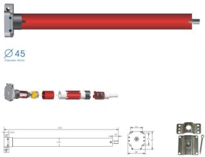 ALLMATIC EURODRIVE E60M/0 CSŐMOTOR