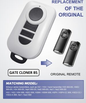 GATE CLONER BS kapunyitó távirányító