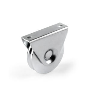 HM126.080 kapu görgő "O", 78mm, "U" tartóban