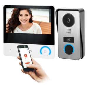 OR-VDP-67 4 vezetékes videokaputelefon szett, 7", RFID, microSD, Wi-Fi