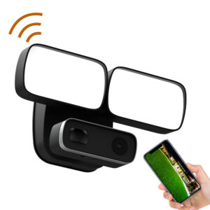 SMARTCAM-400 kültéri Wi-Fi kamera - riasztó - 2x11W reflektor