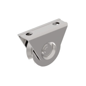 Csavarozható talpú tolókapu görgő, V, D100 V-profilhoz