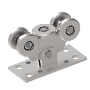 Úszókapu görgő Zn, profile 80x80mm