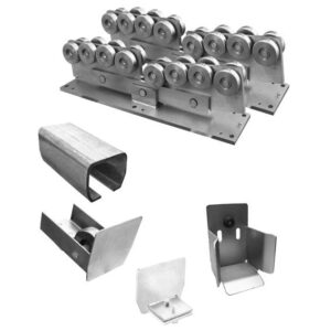 Úszókapu garnitúra-tűzihorganyzott Zn, 136x142mm Szett 13m/1200kg