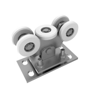 Kapugörgő PVC kerékkel 80x80mm profilhoz