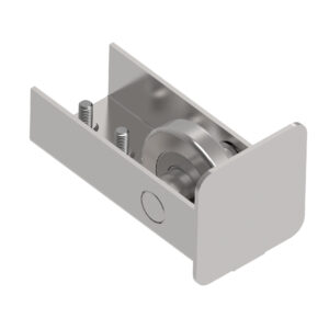 Alsó Felfutó görgő profile  80x80 INOX