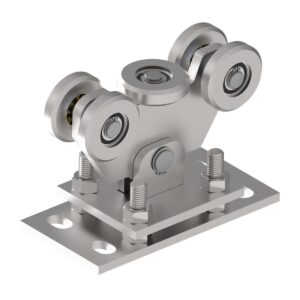 Úszókapu görgő Zn, profile 60x60mm