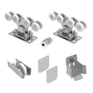 Alumínium görgőszett úszókapuhoz 4m-ig. 90x99mm
