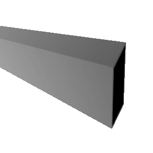 Alumínium kerítés zsalu 20x120-6000mm