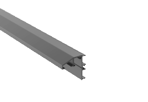 Alsó vezetőprofil tolókapukhoz 6000 mm R7016