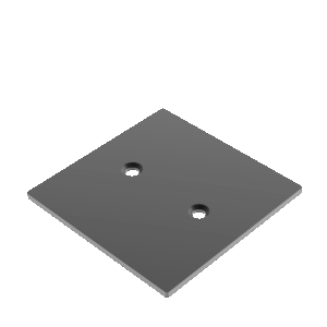 Alumínium oszlopfedél 80x80 R7016