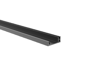 Alumínium kerítés adapter töltelékekhez - 6000mm takaróléc