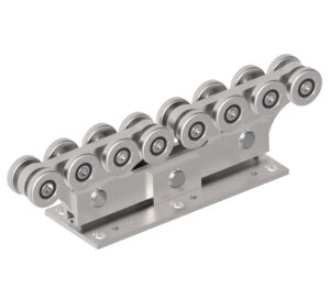 Úszókapu görgő-dupla csoport Zn, profile 94x85mm