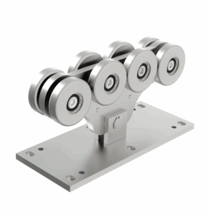 Úszókapu görgő Zn, profile 136x142mm