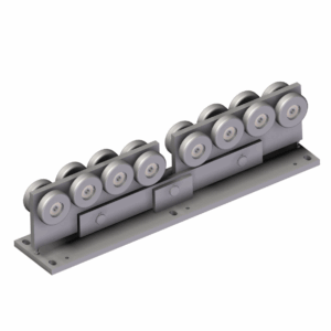 Úszókapu görgő - dupla csoport Zn, profile 136x142