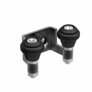 Felső megvezető-ütköző, Zn, profile 60mm, antracit