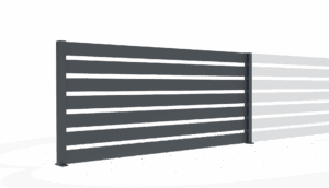 Kerítés összeállítás 20x100 léccel, 0,9x2m