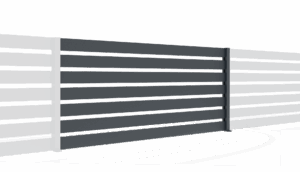 Kerítés összeállítás 20x100 léccel, 0,9x2m