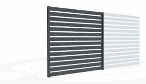 Kerítés összeállítás 20x100 léccel, 1,85x2m