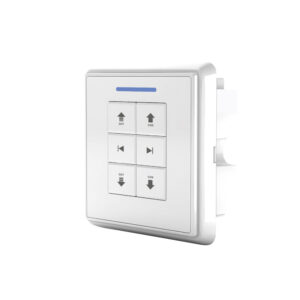 AC228-03DC A-OK 4 csatornás fali kapcsoló 433MHz vevővel, 24Vdc be és kimenet